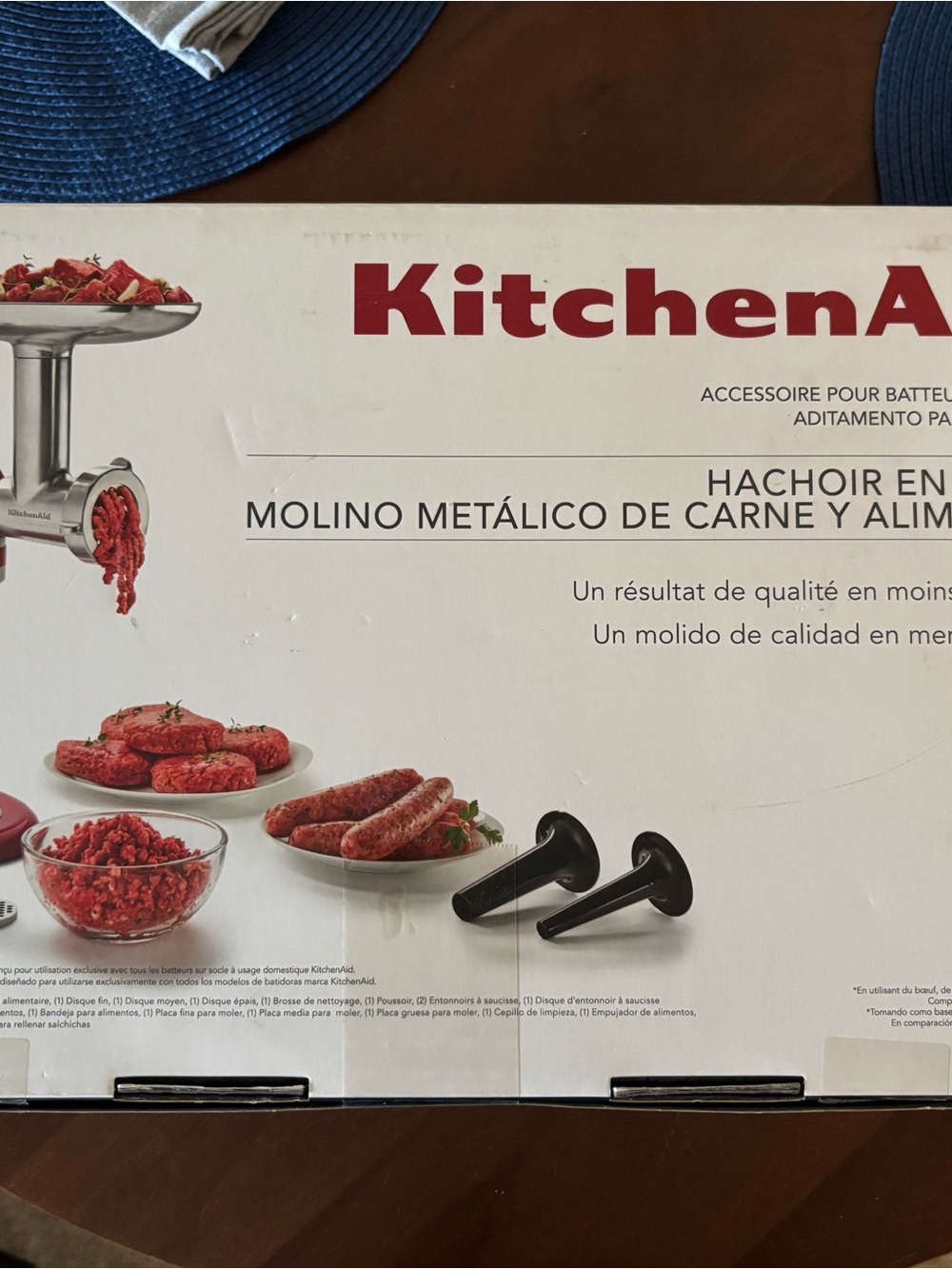 KitchenAid Metal Food Grinder Attachment